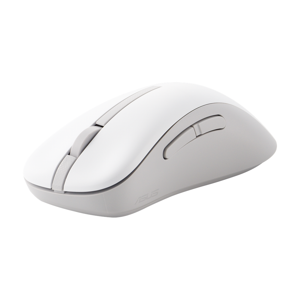 ASUS Wireless Mouse MD102 Product Photo White Adjustable DPI